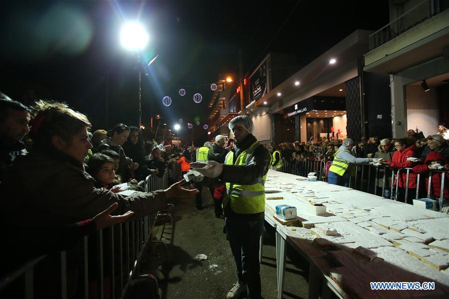 GREECE-ATHENS-NEW YEAR-CAKE