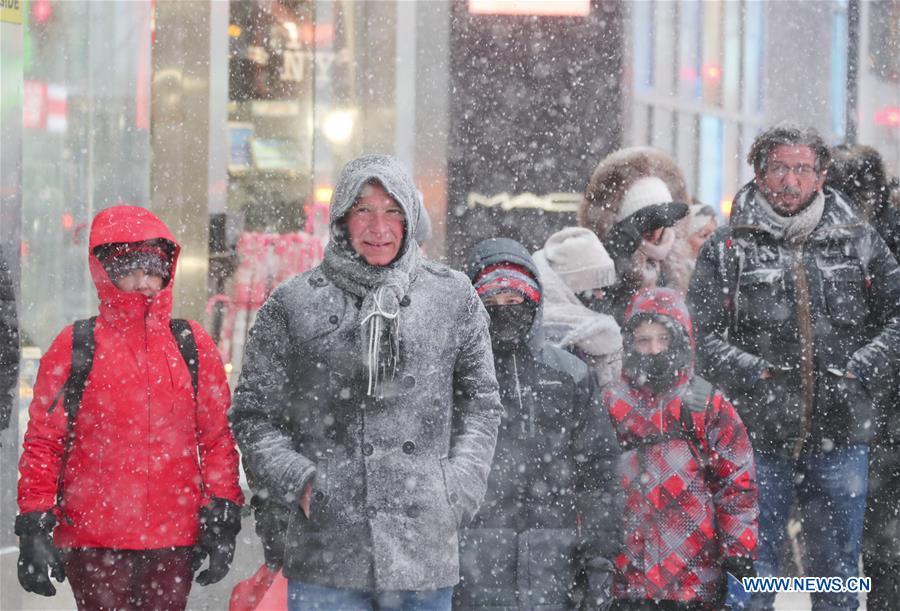 U.S.-NEW YORK-SNOW STORM