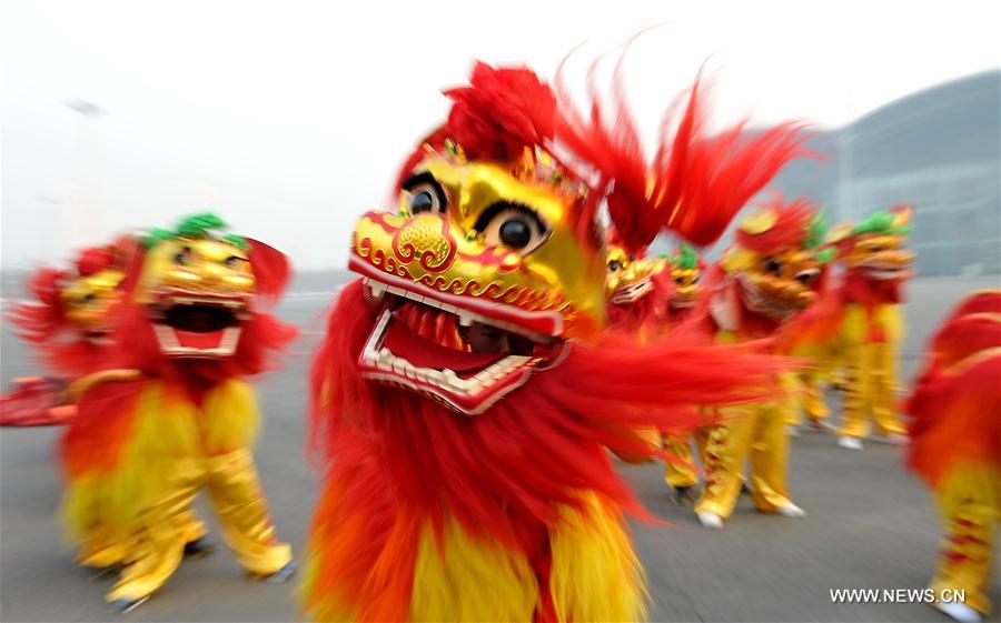 CHINA-HEBEI-FOLK CUSTOM-LION DANCE (CN)