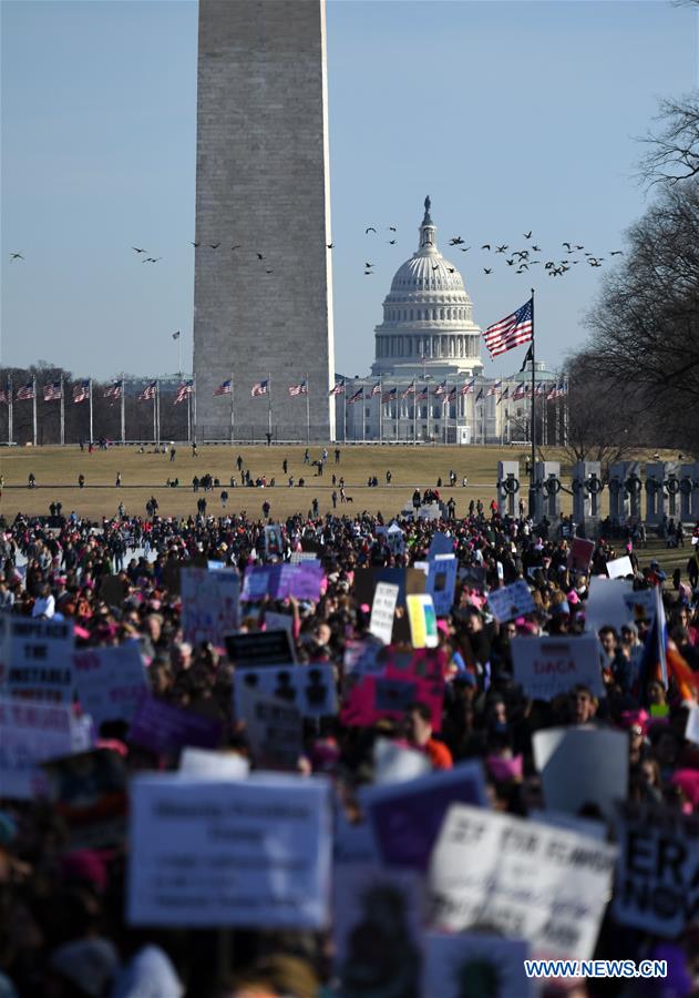 U.S.-WASHINGTON D.C.-WOMEN'S MARCH