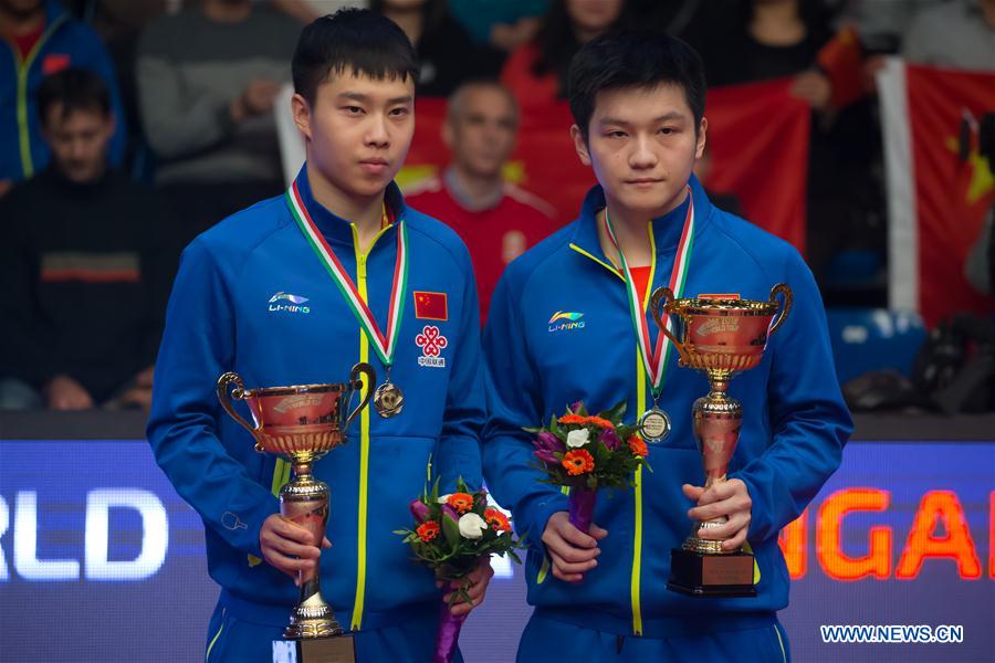 (SP)HUNGARY-BUDAPEST-ITTF WORLD TOUR-HUNGARIAN OPEN-MEN'S DOUBLES