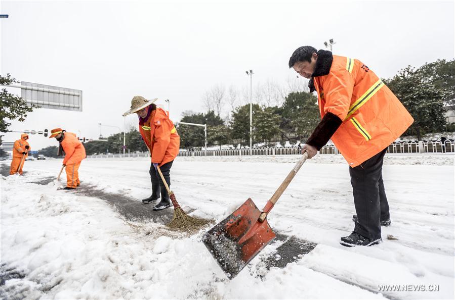 CHINA-WUHAN-SNOWFALL (CN)