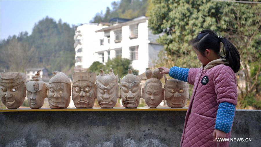 #CHINA-HUBEI-NUO OPERA-MASK MAKER (CN)