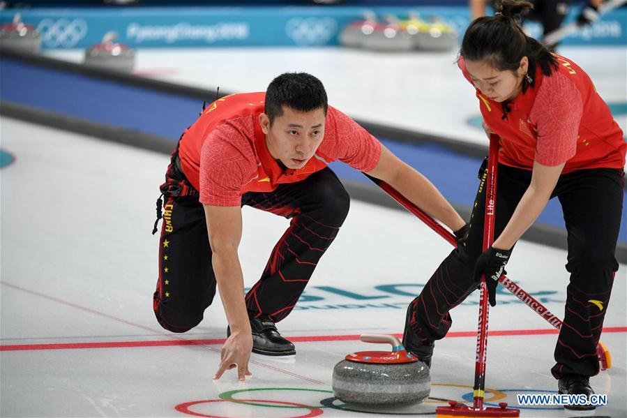 (SP)OLY-SOUTH KOREA-PYEONGCHANG-CURLING-MIXED DOUBLES-CHINA VS SWITZERLAND