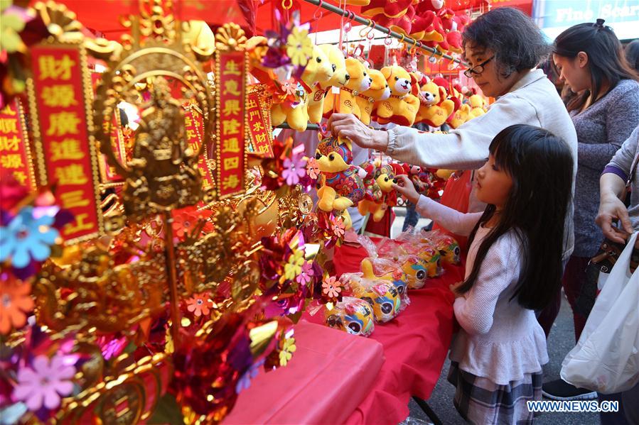 U.S.-SAN FRANCISCO-CHINESE NEW YEAR-FLOWER MARKET FAIR