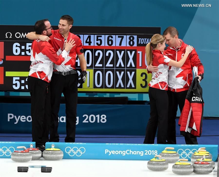 (SP)OLY-SOUTH KOREA-PYEONGCHANG-CURLING-MIXED DOULBES-GOLD MEDAL GAME