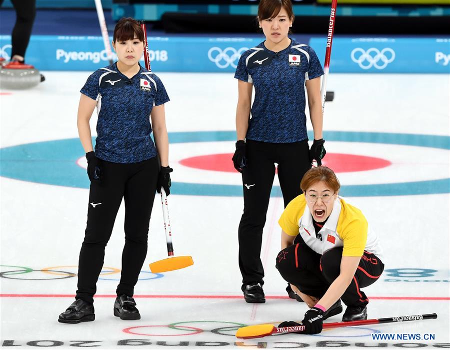 (SP)OLY-SOUTH KOREA-PYEONGCHANG-CURLING-WOMEN-ROUND ROBIN-CHN VS JPN