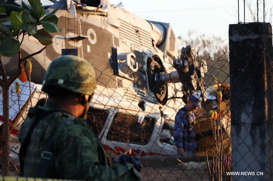 MEXICO-OAXACA-HELICOPTER-CRASH