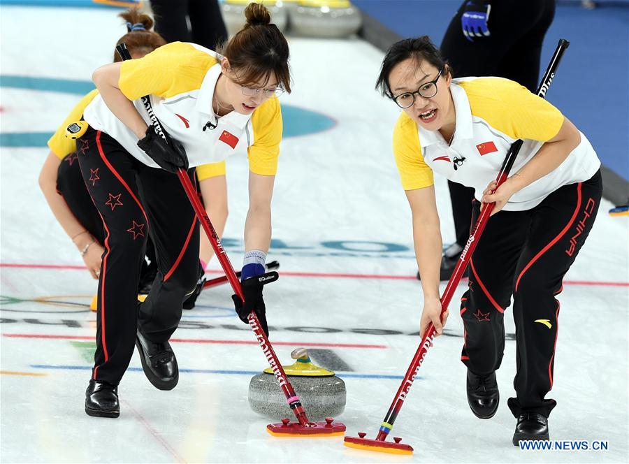 (SP)OLY-SOUTH KOREA-PYEONGCHANG-CURLING-WOMEN'S ROUND ROBIN-CHN VS SWE