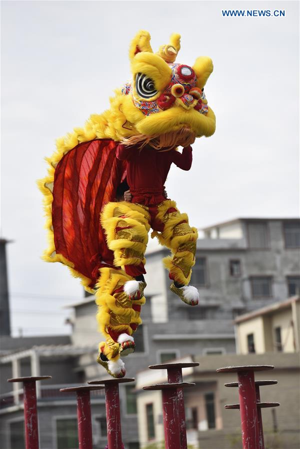 #CHINA-GUANGXI-DRAGON AND LION DANCE-CONTEST (CN)