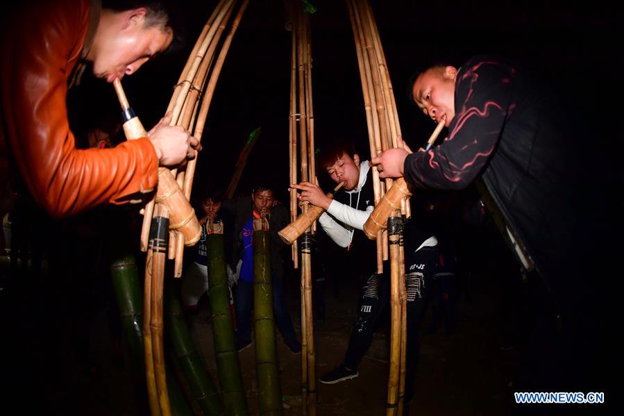 CHINA-GUANGXI-RONGSHUI-MIAO VILLAGE-BASKETBALL (CN)