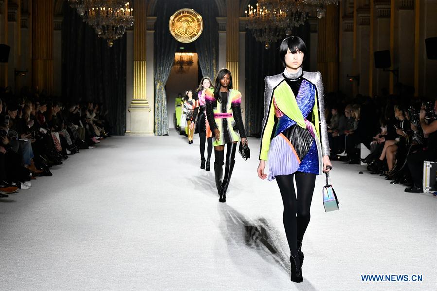 FRANCE-PARIS-FASHION WEEK-BALMAIN