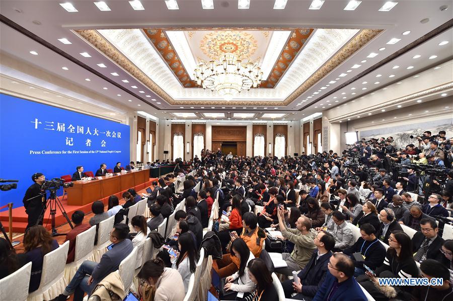 (TWO SESSIONS)CHINA-BEIJING-NPC-PRESS CONFERENCE (CN)