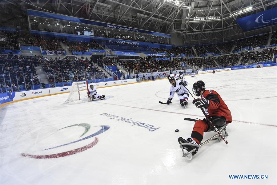 (SP)OLY-PARALYMPIC-SOUTH KOREA-GANGNEUNG-ICE HOCKEY-MIXED PLAY-OFFS SEMIFINAL-CANADA VS SOUTH KOREA