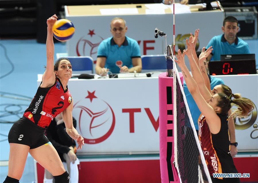 (SP)TURKEY-ISTANBUL-VOLLEYBALL-TURKISH WOMEN LEAGUE-SEMI FINAL-GALATASARAY VS VAKIFBANK