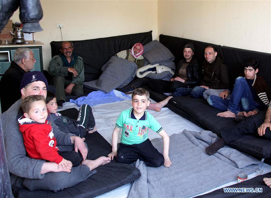 SYRIA-DAMASCUS-LIFE-SHELTERS