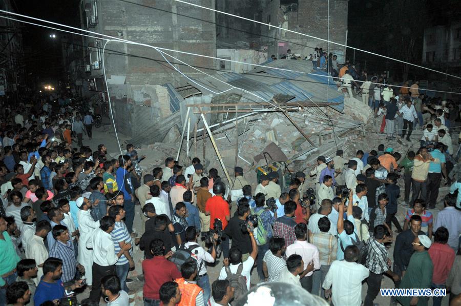 INDIA-MADHYA PRADESH-BUILDING COLLAPSE