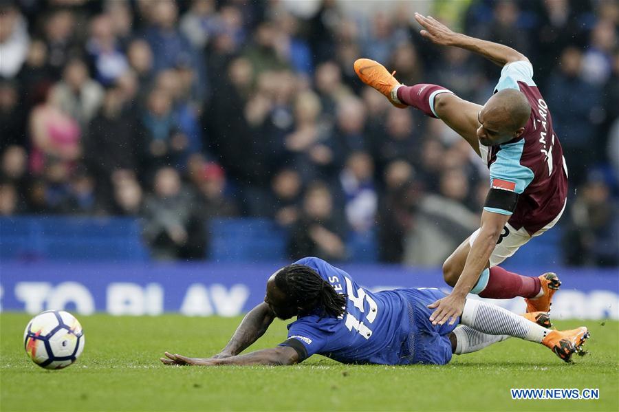 (SP)BRITAIN-LONDON-FOOTBALL-PREMIER LEAGUE-CHELSEA VS WEST HAM UNITED