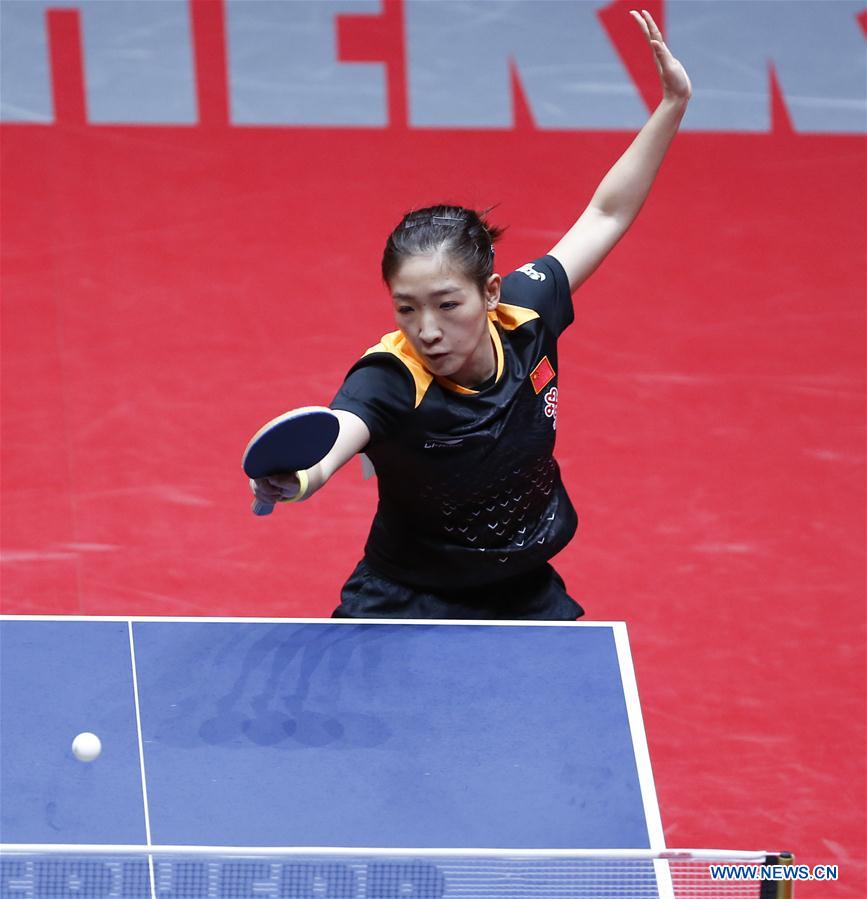 (SP)SWEDEN-HALMSTAD-TABLE TENNIS-WORLD TEAM CHAMPIONSHIPS-DAY 3