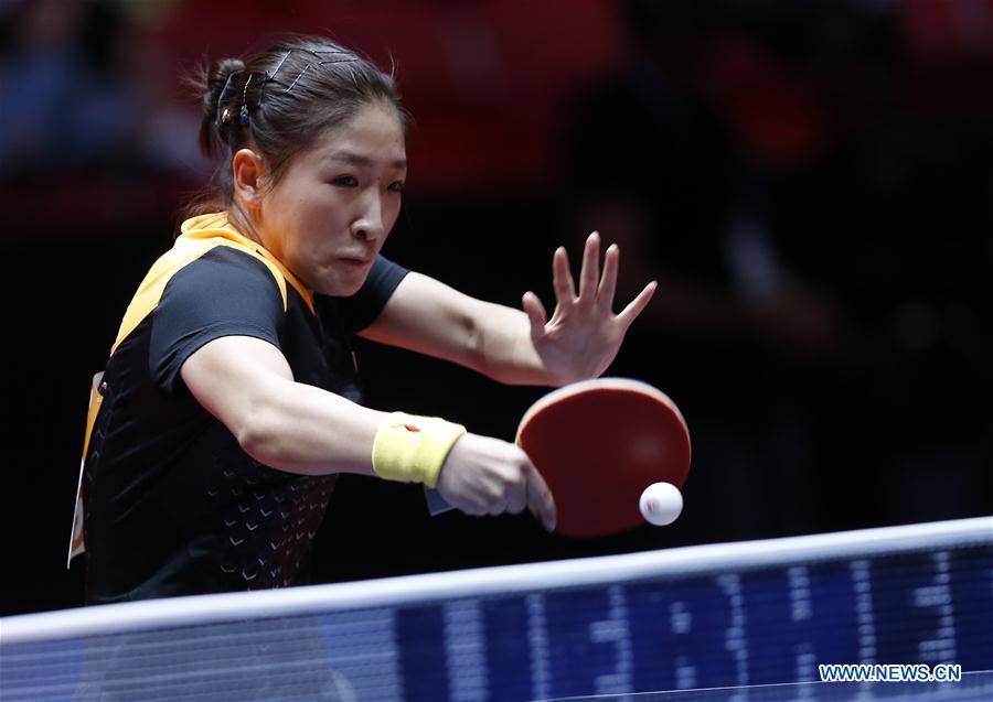 (SP)SWEDEN-HALMSTAD-TABLE TENNIS-WORLD TEAM CHAMPIONSHIPS-DAY 3