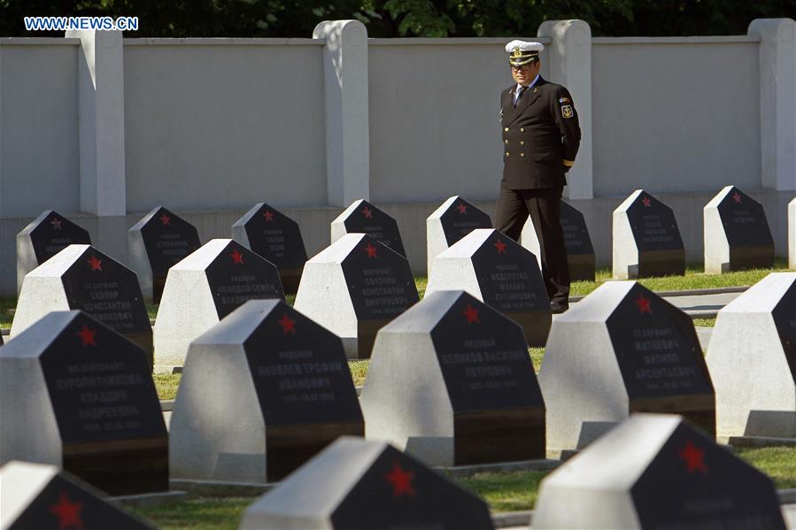 ROMANIA-BUCHAREST-WORLD WAR II-SOVIET HEROES-CEREMONY