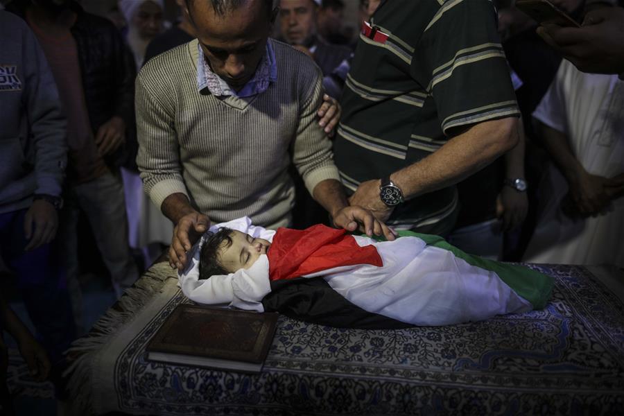 MIDEAST-GAZA-FUNERAL