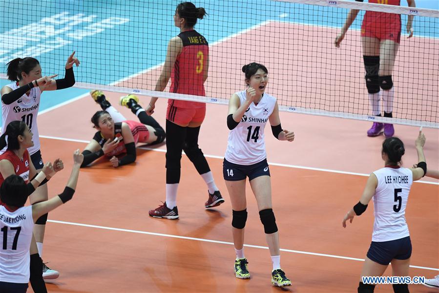 (SP)CHINA-ZHEJIANG-BEILUN-VOLLEYBALL-NATIONS LEAGUE-CHINA VS SOUTH KOREA