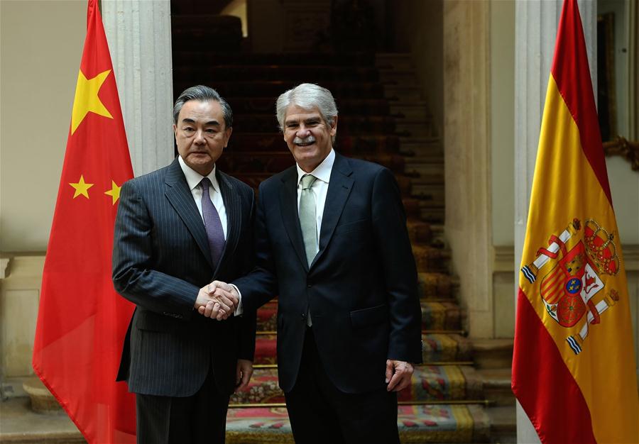 SPAIN-MADRID-CHINA-WANG YI-VISIT