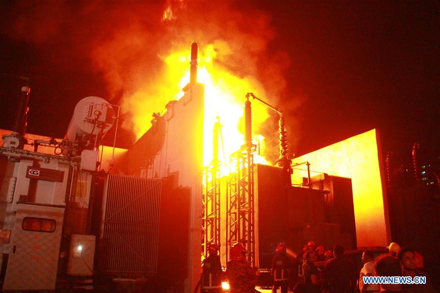 BANGLADESH-DHAKA-SUBSTATION-FIRE