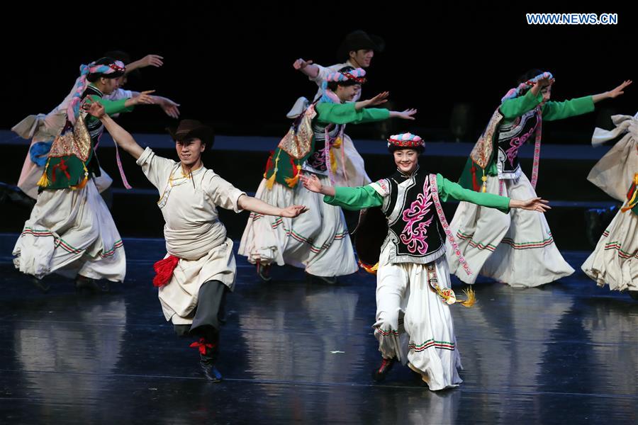 CHINA-BEIJING-SCO ART FESTIVAL-FOLK DANCE-SHOW (CN)