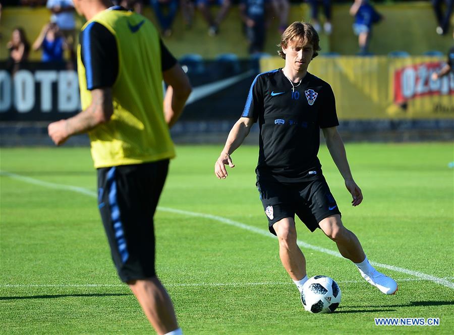 (SP)CROATIA-ROVINJ-SOCCER-WORLD CUP-TRAINING