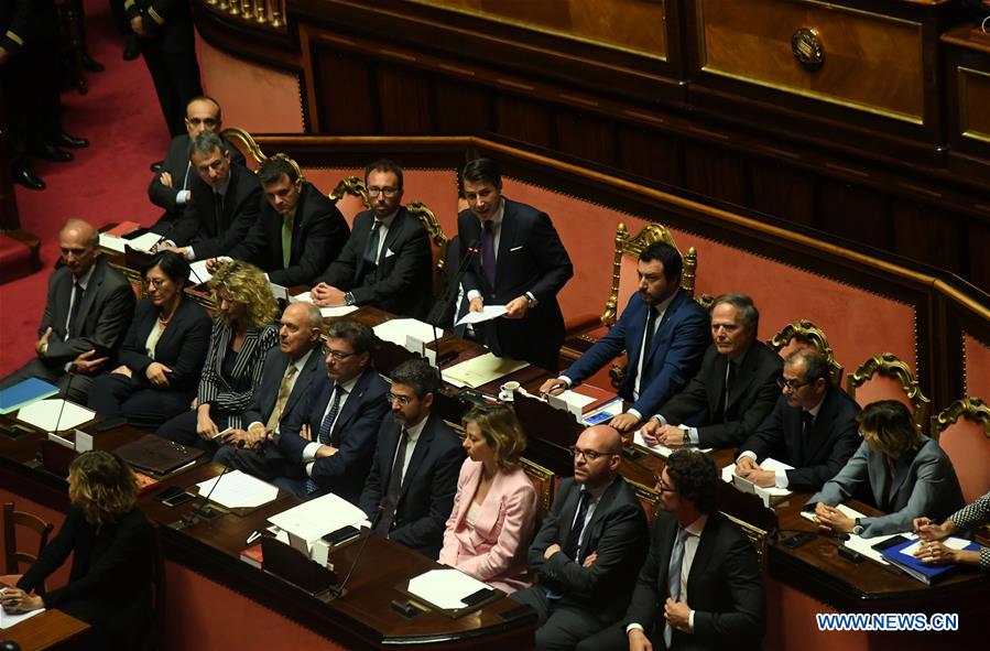 ITALY-ROME-SENATE-GOVERNMENT-CONFIDENCE VOTE