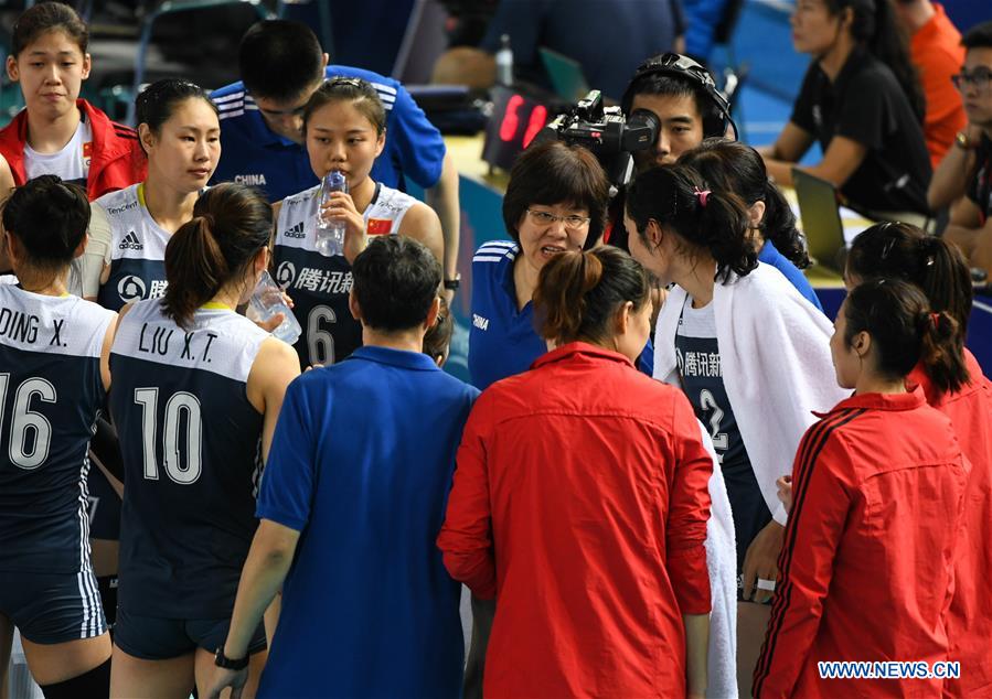 (SP)CHINA-JIANGMEN-VOLLEYBALL-FIVB NATIONS LEAGUE-WOMEN (CN)