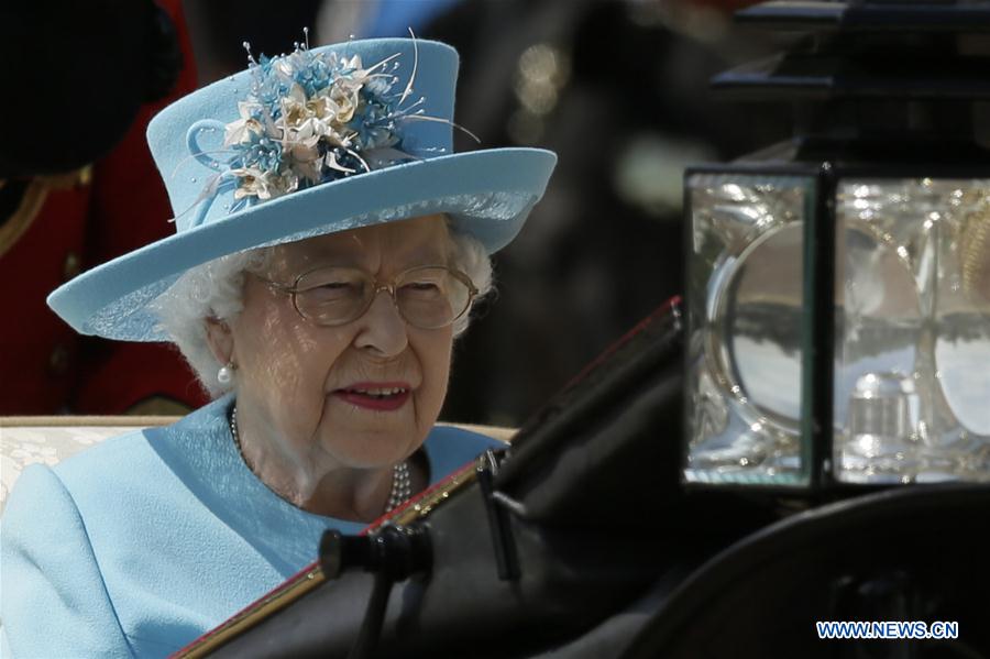 BRITAIN-LONDON-TROOPING THE COLOUR