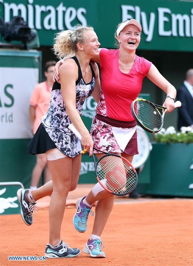 (SP)FRANCE-PARIS-TENNIS-FRENCH OPEN-WOMEN'S DOUBLES FINAL