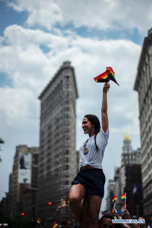 U.S.-NEW YORK-PRIDE PARADE