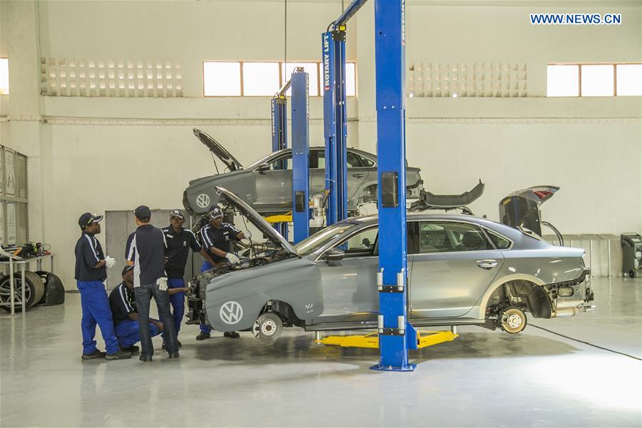 RWANDA-KIGALI-GERMAN AUTOMAKER-VOLKSWAGEN-ASSEMBLY PLANT-LAUNCHING