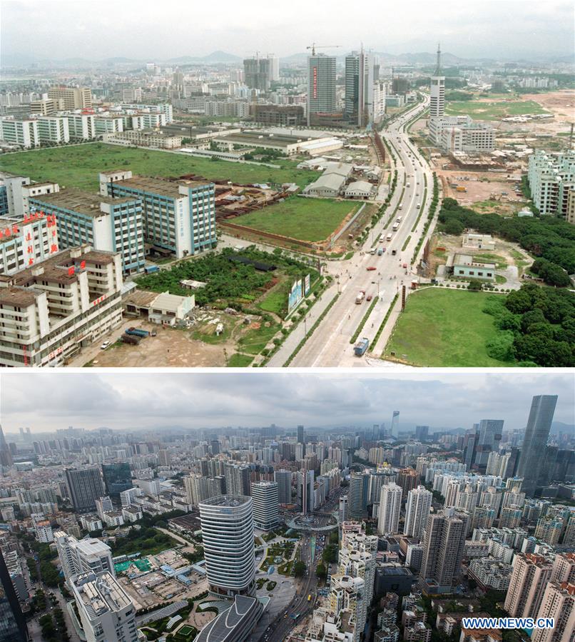 CHINA-GUANGDONG-SHENZHEN-DEVELOPMENT-COMPARISON (CN)