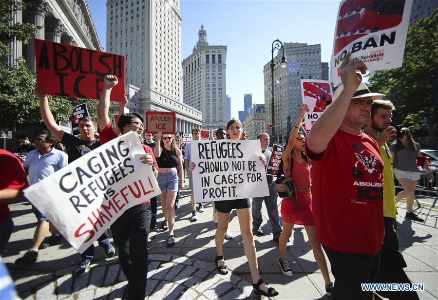 U.S.-NEW YORK-ANTI DEPORTATION PROTEST