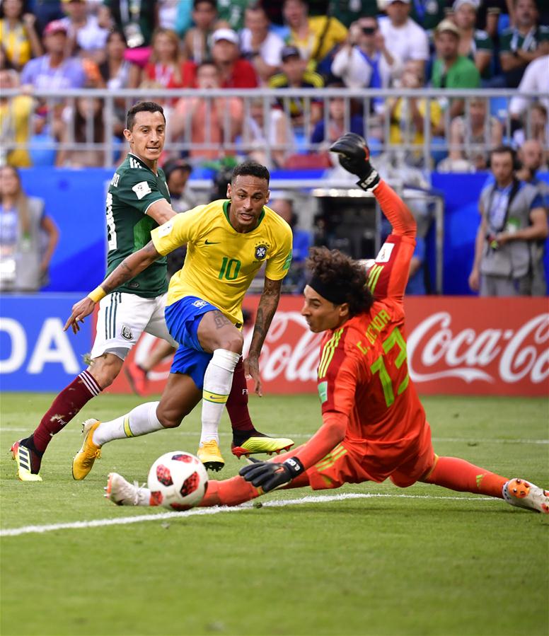 (SP)RUSSIA-SAMARA-2018 WORLD CUP-ROUND OF 16-BRAZIL VS MEXICO