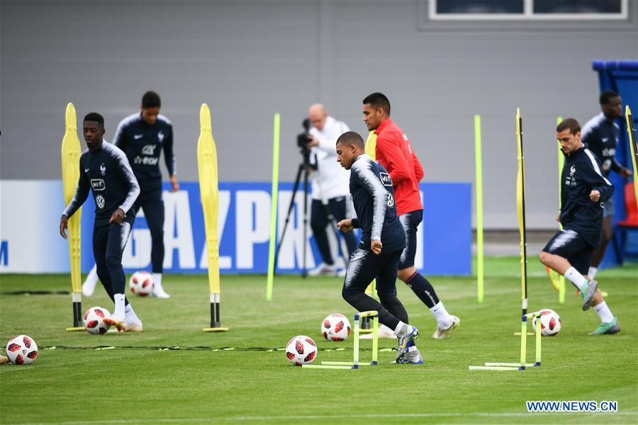 (SP)RUSSIA-MOSCOW-2018 WORLD CUP-FRANCE-TRAINING