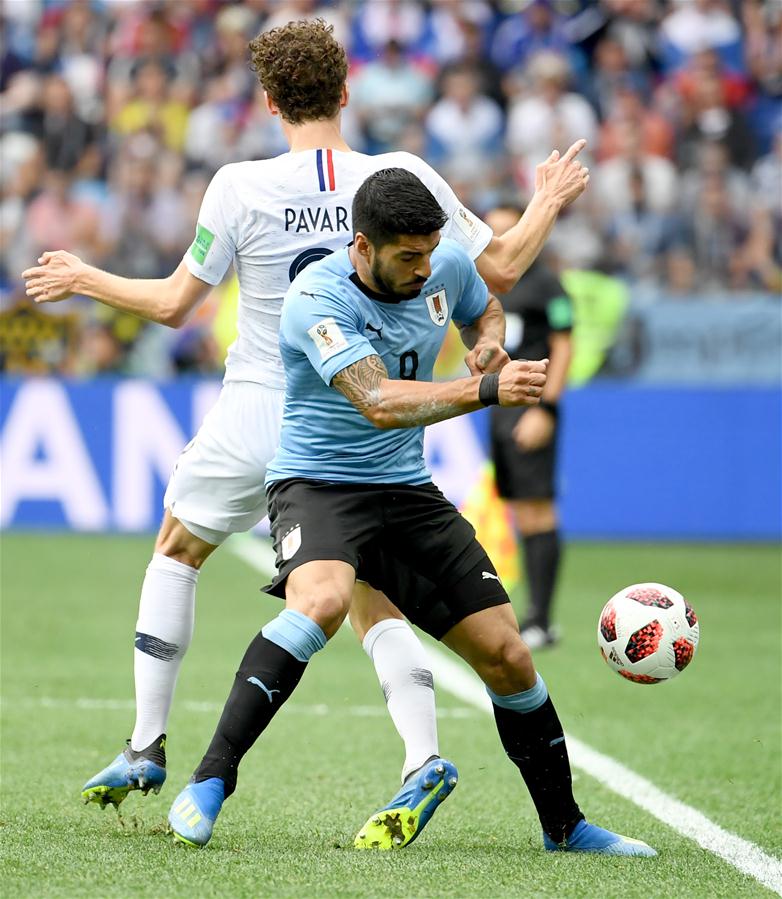 (SP)RUSSIA-NIZHNY NOVGOROD-2018 WORLD CUP-QUARTERFINAL-URUGUAY VS FRANCE