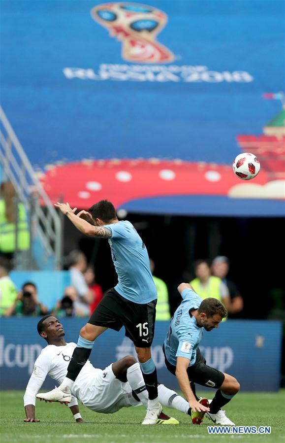 (SP)RUSSIA-NIZHNY NOVGOROD-2018 WORLD CUP-QUARTERFINAL-URUGUAY VS FRANCE