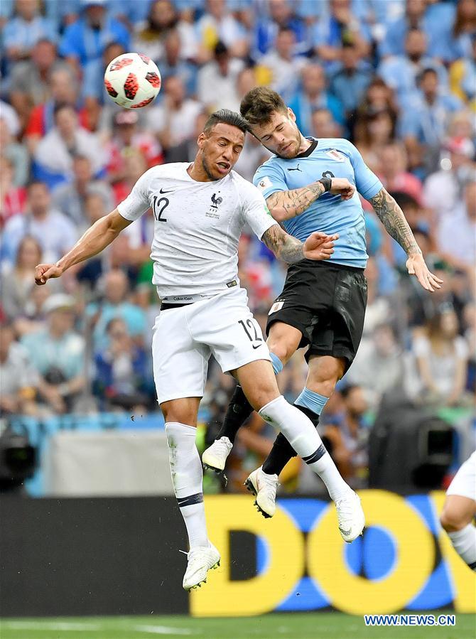 (SP)RUSSIA-NIZHNY NOVGOROD-2018 WORLD CUP-QUARTERFINAL-URUGUAY VS FRANCE