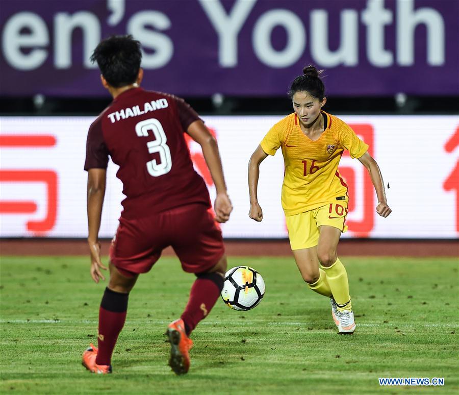 (SP)CHINA-DUYUN-FOOTBALL-INTERNATIONAL WOMEN'S YOUTH