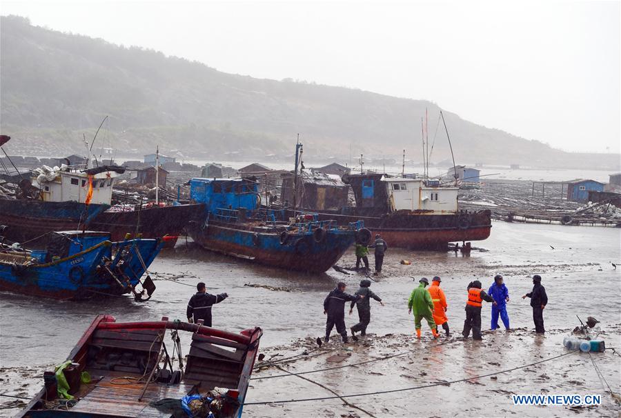 CHINA-FUJIAN-TYPHOON MARIA-LANDFALL (CN)