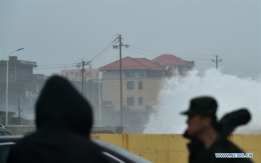 CHINA-TYPHOON MARIA-LANDFALL (CN)