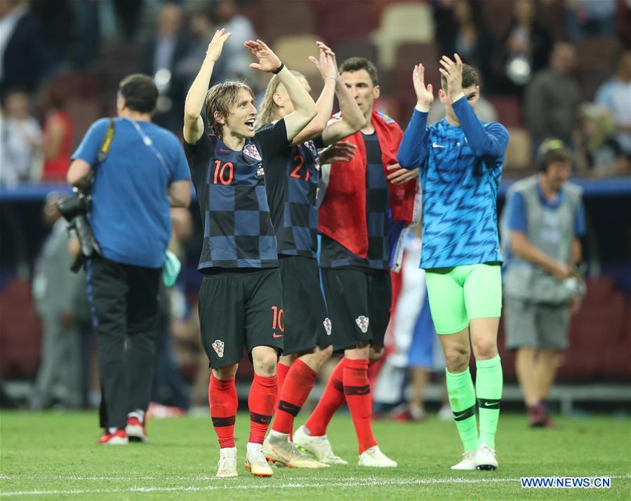 (SP)RUSSIA-MOSCOW-2018 WORLD CUP-SEMIFINAL-ENGLAND VS CROATIA