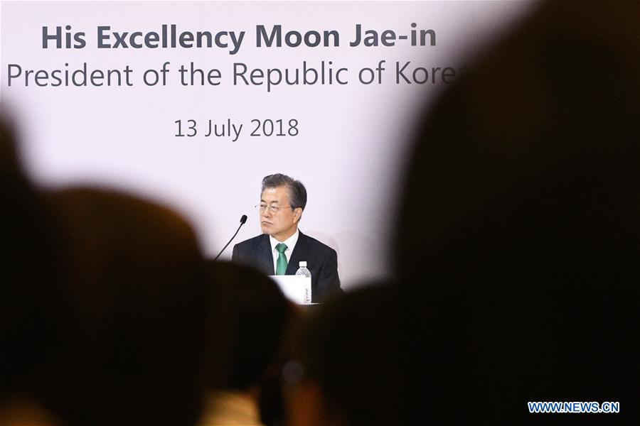 SINGAPORE-LECTURE-SOUTH KOREA-PRESIDENT