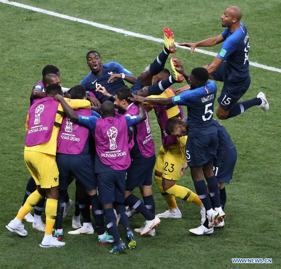 (SP)RUSSIA-MOSCOW-2018 WORLD CUP-FINAL-FRANCE VS CROATIA